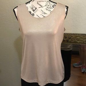 Beautiful Gold Foil like Color Tank Top